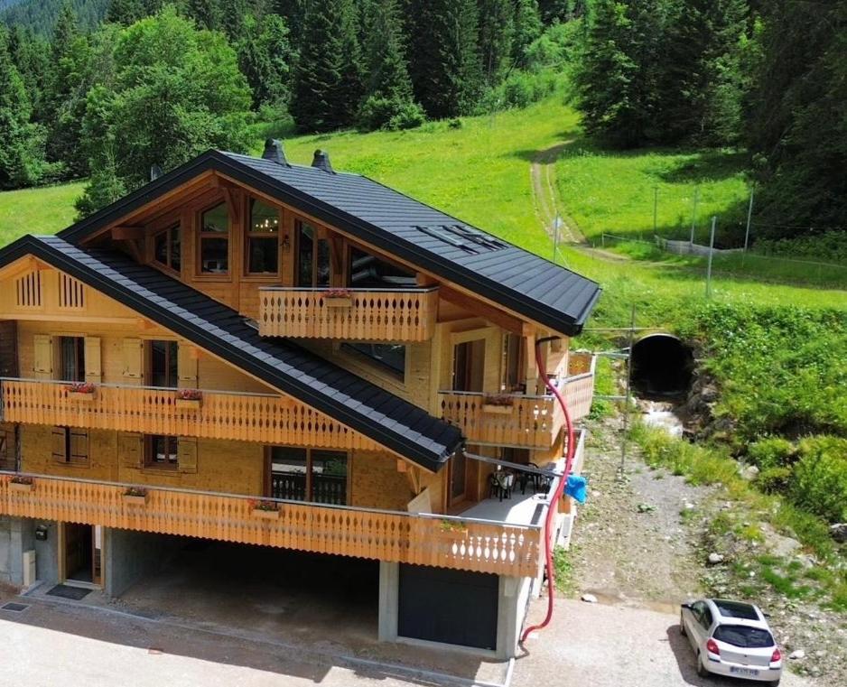 La Rose Des Neiges A Châtel Exteriér fotografie